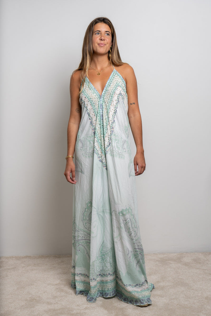 Vestido Animal Turquesa