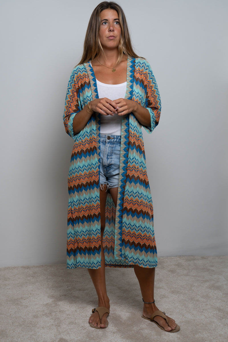 Kimono Missoni Turquesa
