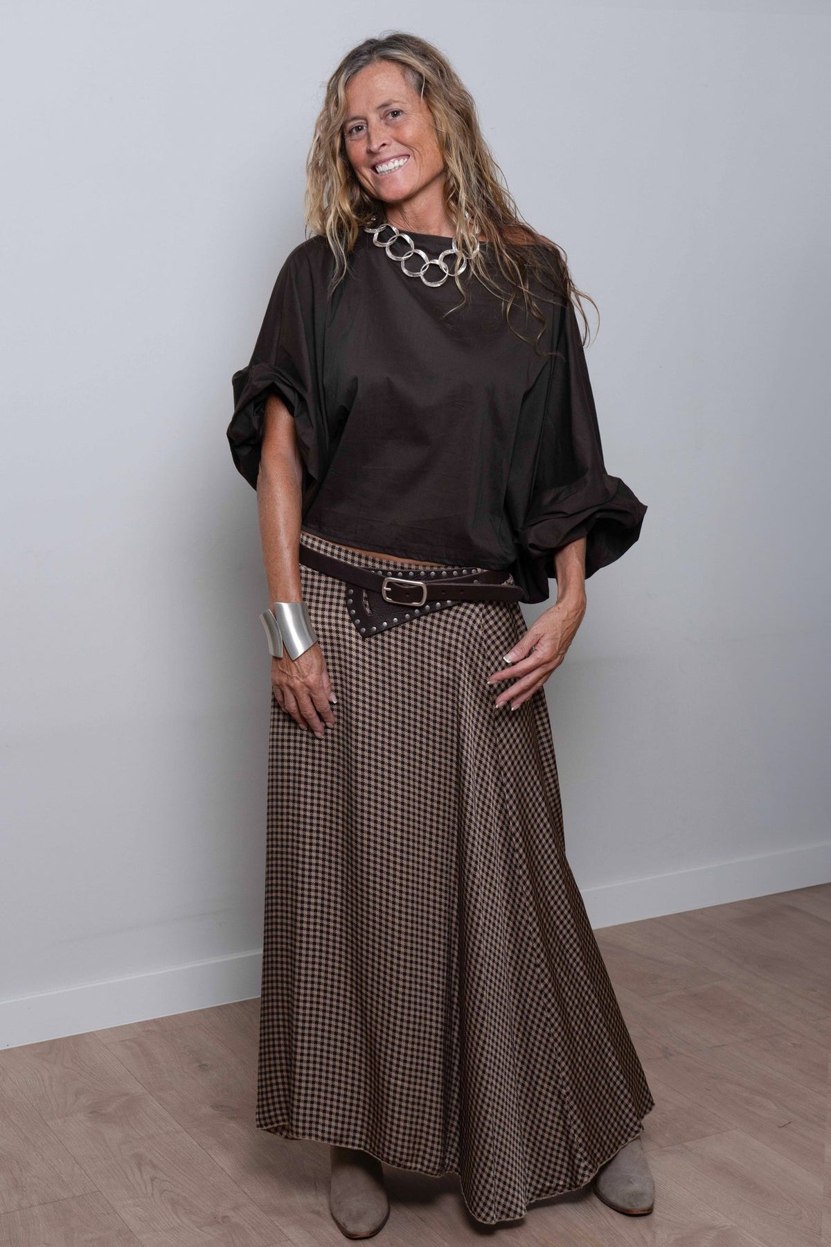 Blusa Cerrada Marrón