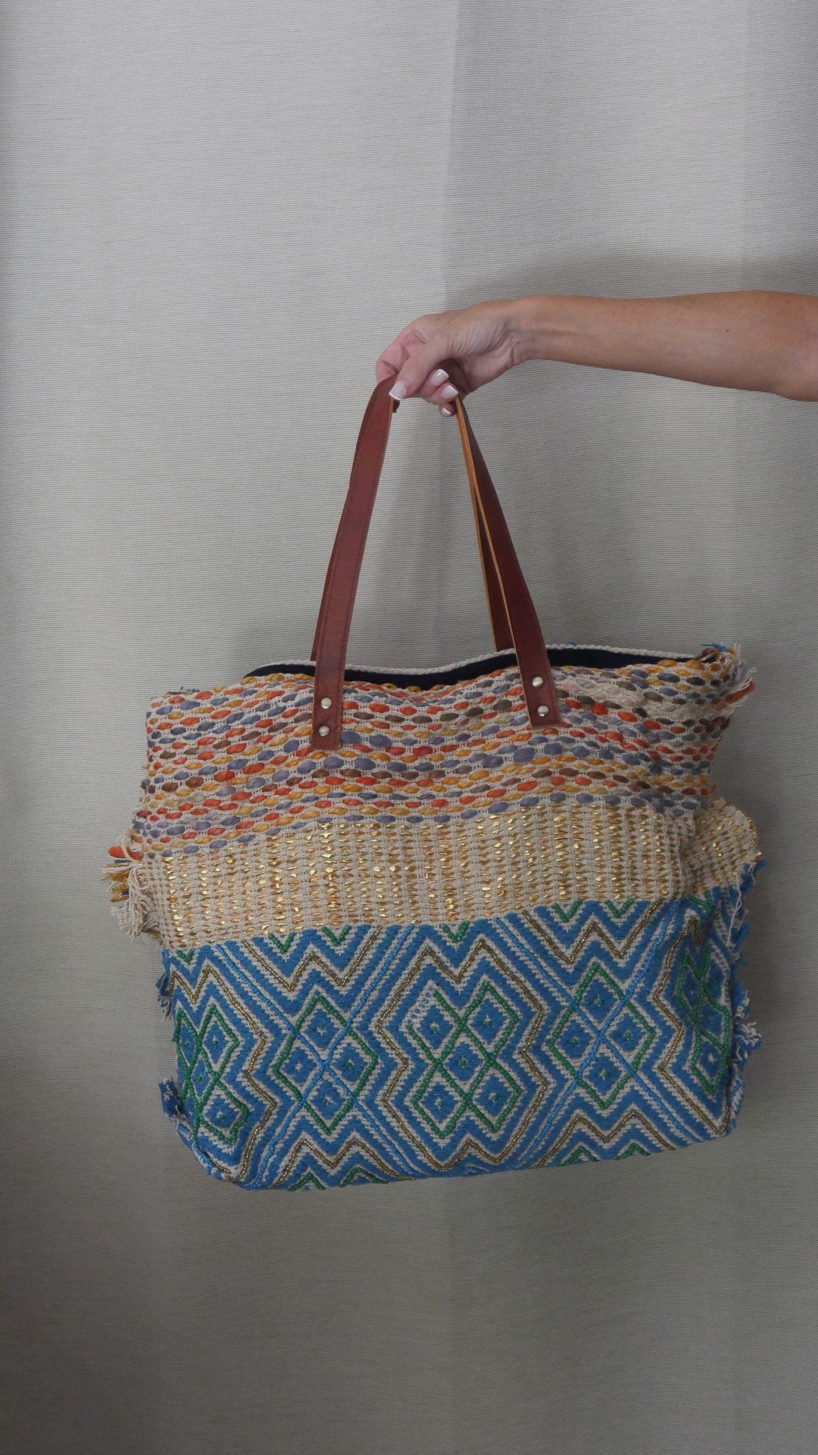 Bolso Boho Azul
