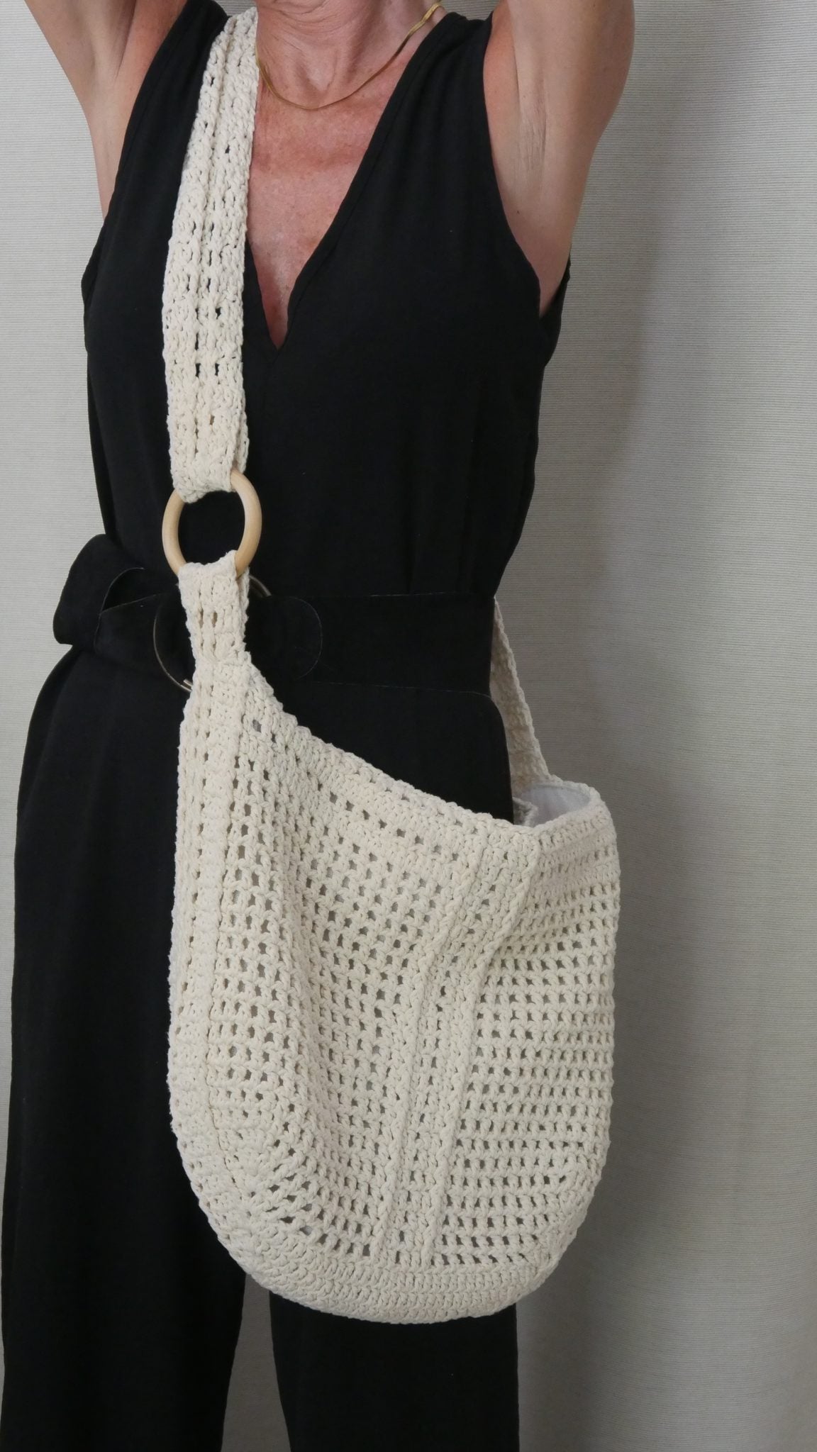 Bolso Crochet Blanco