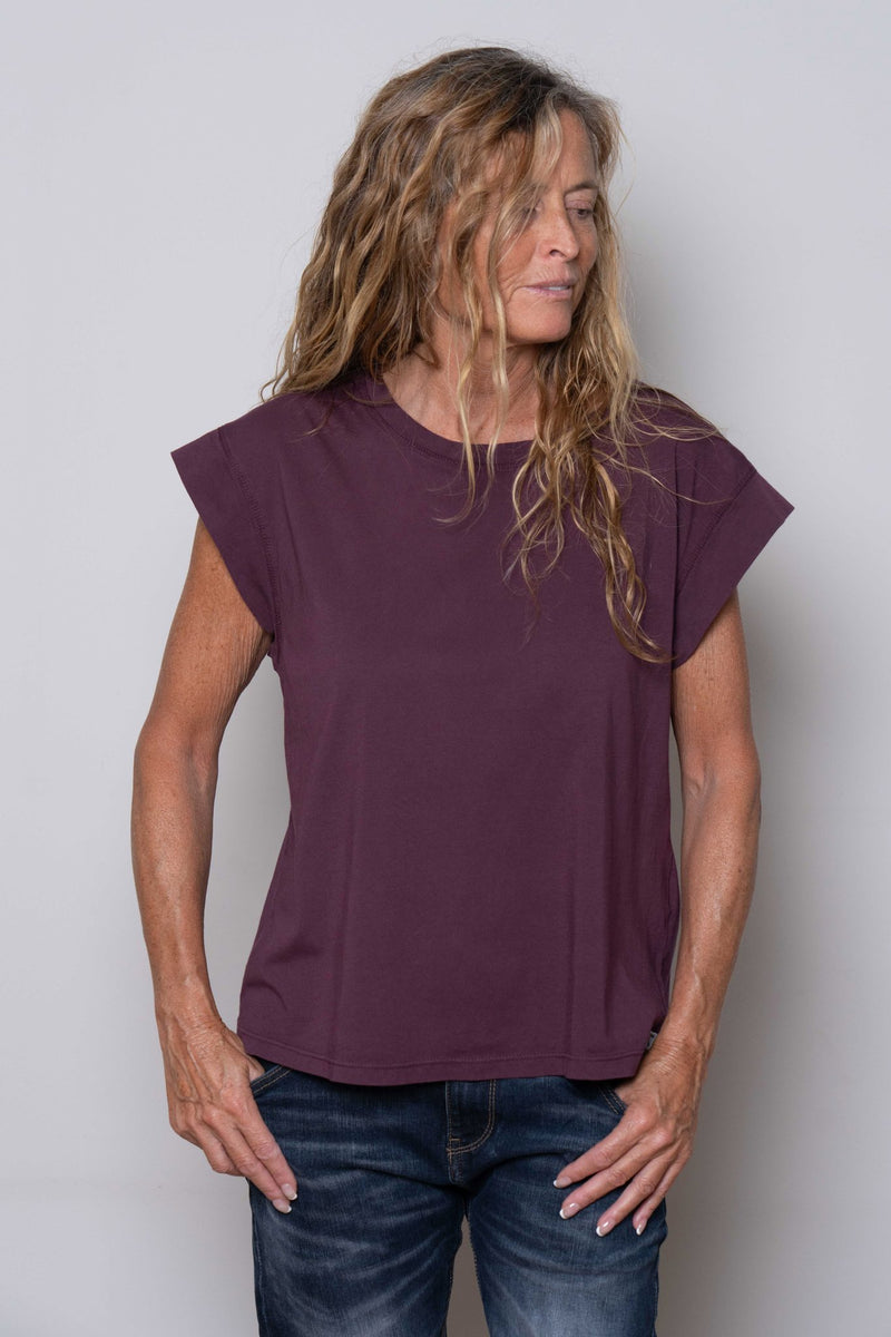 Camiseta Básica Granate